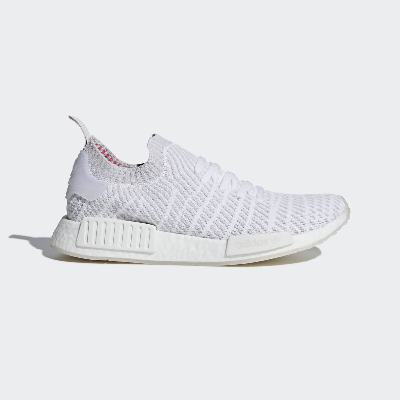 Adidas NMD_R1 STLT Primeknit Férfi Originals Cipő - Fehér [D19622]